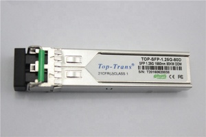 TSFP-1.25G-80D Toptrans TSFP-1.25G-80D GLC-ZX-SMD รองรับกิกะบิตอีเธอร์เน็ต 80 กม. ไฟเบอร์โหมดเดี่ยว 1550 นาโนเมตร LC SFP ตัวรับส่งสัญญาณ - Product Image 3