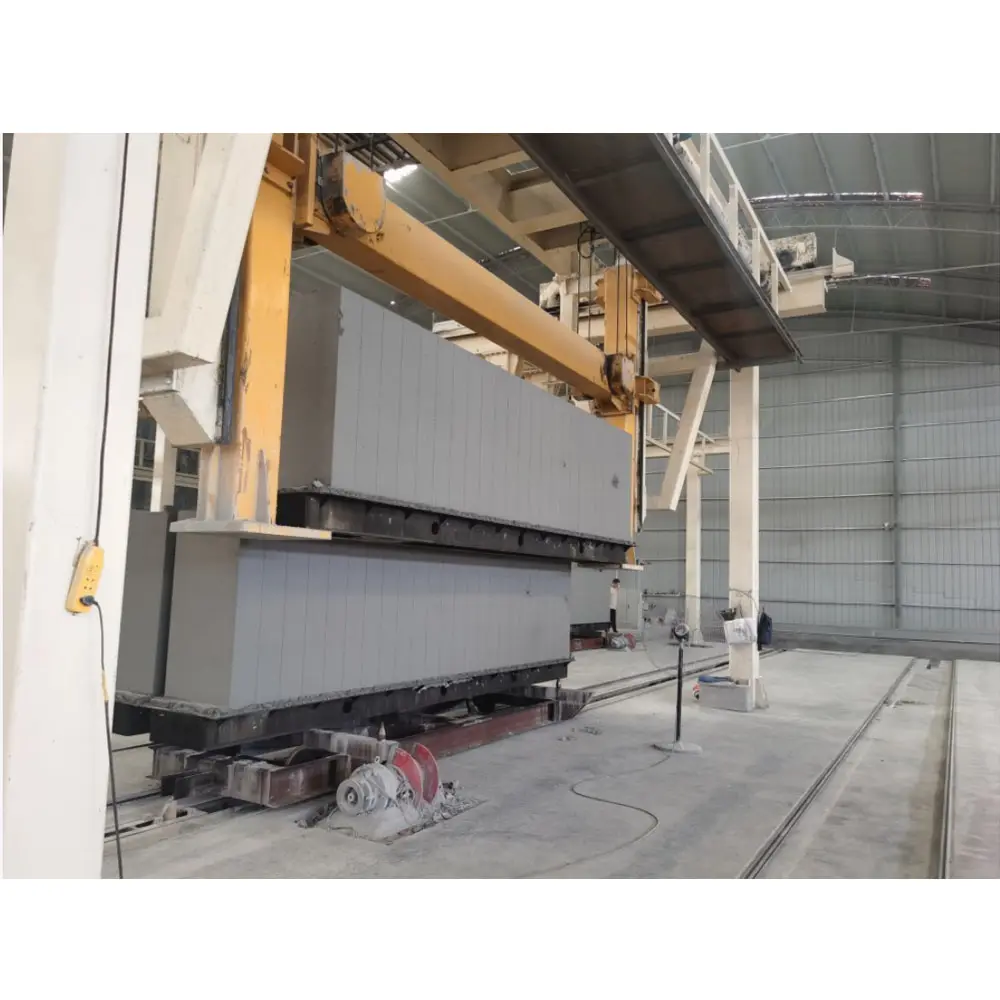 Small 100000m3 aac autoclave aerated concrete brick making machine aac block plant in Kazakhstan