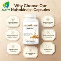 Capsules de Nattokinase Végétaliennes les Plus Vendues (60 Comprimés) – Complément Alimentaire Naturel Contenant un Mélange d'Ingrédients Herbacés