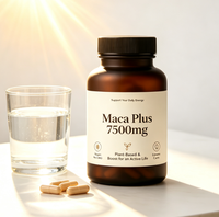 JAYHOO OEM Private Label Maca Plus 7500mg Capsules végétaliennes |   Soutien à l'équilibre hormonal et stimulant énergétique |   Non-OGM 120g 120 Capsules
