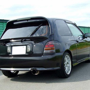 Middle Spoiler Ducktail for Toyota Starlet Glanza EP91 Rear Trunk Wing <b>Boot</b> Lip 1996-1999 - Product Image 2