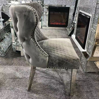 Mobilier de Luxe Haut de Gamme Moderne pour Hôtel et Restaurant, Ensemble de Mobilier d'Extérieur, Chaise de Salle à Manger en Velours