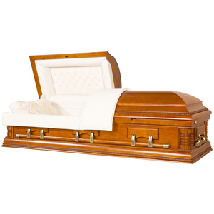 Оптовая продажа, самая дешевая цена, гробы из ротанга с деревянным каркасом, бесплатные гробы и шкатулка для похорон - Product Image 1