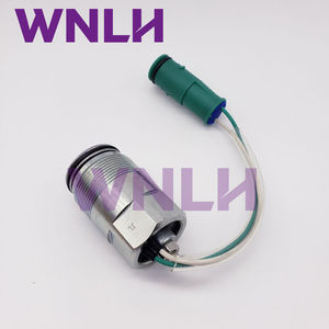 WNLH TDRDE5K-10/40 Hydraulic Main <b>Pump</b> Solenoid Valve Green Round Plug for Kobelco SK200-1 SK200-3 Excavator K3V112 <b>Pump</b> <b>Parts</b> - Product Image 4