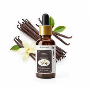 Huiles parfumées concentrées de qualité supérieure 100% naturelles, parfum vanille, pour la fabrication de bougies en cire de soja parfumée. - Product Image 1