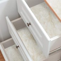 Moderne résistant à l'huile marbre lavable cuisine adhésif papier peint PVC auto-adhésif décor autocollant mural pour Table à manger armoire