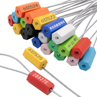 Nouveau design cadenas de sécurité étanche à tirer autobloquant jetable joint de câble en plastique joint de fil métallique