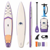 Pack SUP gonflable de tourisme prêt à l'emploi de 12'6 pieds avec accessoires complets