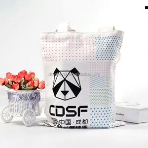 DLBZ Wholesale High Quality Eco-friendly Durable Custom Logo <b>Canvas</b> Tote Shopping <b>Bag</b> with Rope Handle for Daily Use - Product Image 2