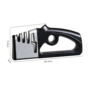 Hot chuyên nghiệp mài giũa thép 3 giai đoạn gốm nhà bếp kéo Chopper dao mài - Product Image 6