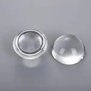3/4/5cm Crystal Hemisphere Glass Half Ball Paperweight Quartz Sphere Magnifiers Semi Ball Home Decoration Ornaments Figurines