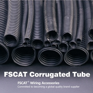 FSCAT <span class=keywords><strong>200</strong></span> mètres/rouleau PE isolé ondulé tuyau tuyau tuyau fileté tuyau en plastique soufflet <span class=keywords><strong>manchon</strong></span> de protection - Product Image 2