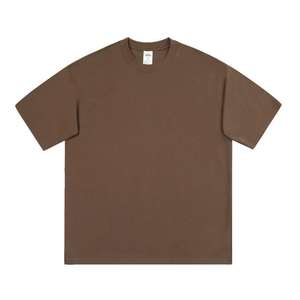 T-shirt surdimensionné de luxe en coton 100% de qualité supérieure, impression personnalisée, tee-shirt uni de haute qualité pour hommes et femmes - Product Image 2