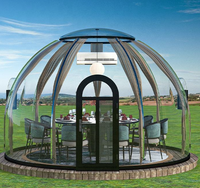Dôme gonflable commercial transparent moderne pour PC, tente bulle facile à installer pour cuisine, hôtel, extérieur