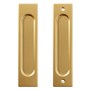 Poignée adhésive pour porte coulissante en acier Q235, design minimaliste, installation facile pour portes de cuisine, granges, portes vitrées et tiroirs - Product Image 4