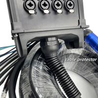 Câble multipaire 16 canaux pour boîtier de scène, DMX, audio et alimentation, XLR mâle-femelle, pour microphones multiples
