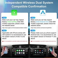 Adaptador Inalámbrico CarPlay USB-C, Dongle para Convertir CarPlay con Cable a Inalámbrico, Conexión Automática, Compatible con Android Auto para iOS iPhone