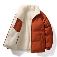 Veste polaire réversible personnalisée imperméable pour homme, manteau chaud, sweat-shirt en sherpa, polaire épais, cardigan pour homme, veste d'hiver, best-seller