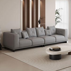 Divano di Lusso dal Design Moderno in Pelle di Alta Qualità a 3 Posti Forma Speciale Divani di Fascia Alta Arredamento <span class=keywords><strong>per</strong></span> <span class=keywords><strong>Soggiorno</strong></span> - Product Image 4