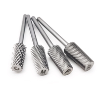 Fraise à ongles en carbure de tungstène conique XF de qualité supérieure 7.0, fraise à ongles à barillet large en cristal, fraise à ongles lissante pour gel, fraises à ongles électriques pour polissage, 3/32 pouces