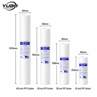 Kartrid Filter Melt Blown Polipropilena Inti Kapas PP untuk Filtrasi Cairan Kimia Minyak Air Industri Produsen OEM