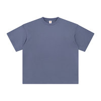 Kaos Oversize Custom Ringan Hitam Basic Leher Bulat Streetwear Berkualitas Tinggi Drop Shoulder Warna Polos Desainer