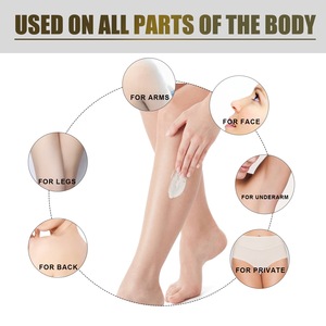 Marque privée 100ml hommes et femmes crème dépilatoire à base de plantes épilation crème indolore pour l'élimination aisselles jambes cheveux corps - Product Image 4