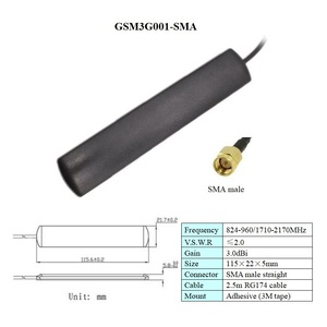 Sma fme fakra tăng cao trong nhà sử dụng chất kết dính gắn kết Omni hướng <span class=keywords><strong>2.4GHz</strong></span> Wifi GSM 3G 4G LTE 5g vá ăng ten xe - Product Image 4