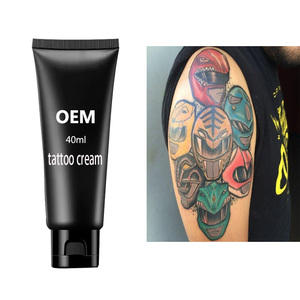 Bálsamo de tatuaje orgánico natural de etiqueta privada antes y después de la noche - Product Image 3