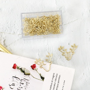 Milu Hươu Vàng Kẹp Giấy Bookmark Pin Karea Văn Phòng Phẩm Phụ Kiện Văn Phòng Kẹp Ghi Nhớ - Product Image 4