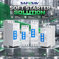 SAFESAV SSR-S, démarrage progressif numérique pour convoyeur, avec revêtement amélioré, contrôle continu du couple, conception compacte, 1,5 kW, 7,5 A