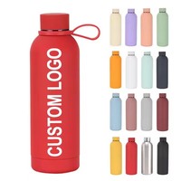 Bouteille d'eau sport isotherme en acier inoxydable à double paroi, avec logo personnalisé, petite ouverture, pour la gym en extérieur et les voyages