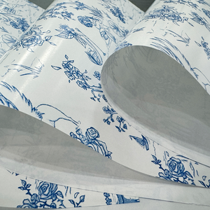 Oro Plata Papel Kraft Cera Materiales de embalaje Marca Suministro de fábrica Zapato Envoltura de ropa Diseños impresos Mejor visibilidad - Product Image 4