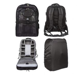 Sac à dos pour appareil photo reflex numérique avec support trépied et housse de pluie, certifié BSCI - Product Image 2