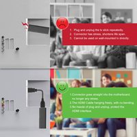 Trado — câble d'extension HDMI 2.0 mâle vers HDMI femelle 4K, 15cm, 2m et 5m, vente en gros