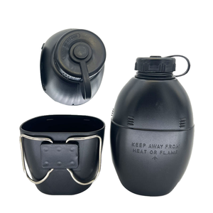 Bouilloire en plastique 920 ml, ensemble d'ustensiles de camping portables en deux parties pour l'extérieur - Product Image 1