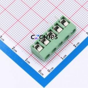 C50126V-5P0G46 <b>Screw</b> Terminal <b>Block</b> Through hole Component (THT),P=5mm Connector 1x5P 5mm 5P 1 - Product Image 1