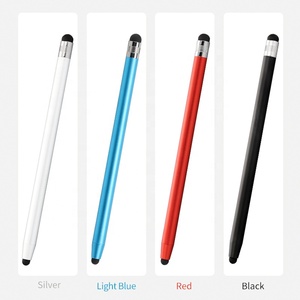 DIHAO ปากกาสัมผัสอเนกประสงค์ 2-in-1 หัวยางแบบ Capacitive สำหรับ <span class=keywords><strong>Xiaomi</strong></span> สำหรับ Huawei อะไหล่เปลี่ยนหัวปากกาซิลิโคน โลหะ พลาสติก - Product Image 4