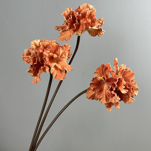 Tiges de Clivia artificielles <span class=keywords><strong>en</strong></span> PU réalistes de qualité supérieure, 70 cm de long, fausses <span class=keywords><strong>fleurs</strong></span> de lys pour la décoration intérieure moderne <span class=keywords><strong>et</strong></span> les halls d'hôtel - Product Image 2