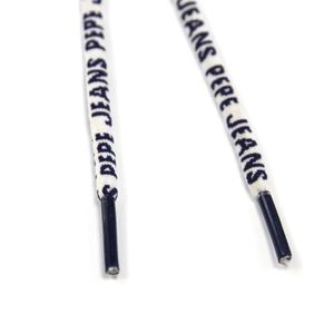 Custom Logo Cord Nylon Jacquard Drawstring With Letters Clothing Pants Round Recycled Rope Drawcord - Product Image 2