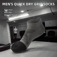 Chaussettes de sport pour hommes, respirantes, antidérapantes, à séchage rapide, pour le cyclisme, décontractées, printemps, vente en gros