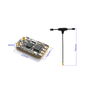 Venta al por mayor de RP3 Diversity ExpressLRS ELRS 2.4GHz Nano Antena Dual 4.6g Molde Privado para Avión RC Tinywhoop Long - Product Image 5