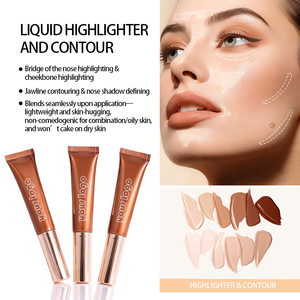 <span class=keywords><strong>Iluminador</strong></span> Líquido Mineral Vegano de Marca Privada con Brillo para Maquillaje de Rostro y Cuerpo - Product Image 4