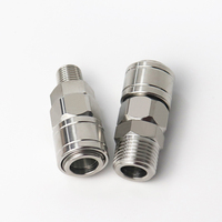 Connecteur rapide de type C YOUBOLI pour pistolet à air comprimé, raccord à enclenchement, coupleur autobloquant, raccords mâle/femelle, garantie 1 an