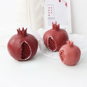 Molde de silicona 3D DIY con forma de granada y guayaba para velas, mousse, pasteles, yeso, resina y modelo de fruta artificial - Product Image 3