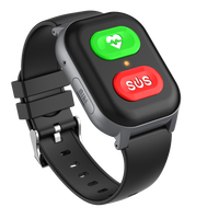 Montre connectée numérique senior Wonlex CT31, nouveau produit, 4G, GPS, LBS, WIFI, étanche IP67, avec alarme de chute.