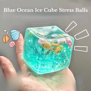 Juguetes Sensoriales Antiestrés para Adultos, Bloques Oceánicos Blandos, Juguetes para el Autismo, Alivio de la Ansiedad, Juguetes Blandos Antiestrés, Bola de Agua de Maltosa - Product Image 1