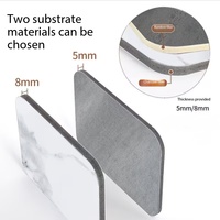 Placage en fibre de charbon de bambou, panneau mural en PVC imitation marbre, panneaux de décoration intérieure imperméables pour la décoration des murs de cuisine, d'hôtel et de douche