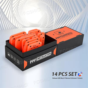 Foshio Customize <strong>Car</strong> Window Tint Tool <strong>Magnetic</strong> Ppf Installing Tool Kit Ppf Squeegee 14Pcs <strong>Set</strong> - Product Image 2