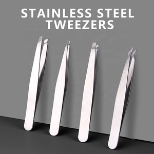 Pinzette Professionali Multiuso per Sopracciglia, Strumento di Trucco all'Ingrosso per la Rimozione di Peli Facciali, Punte Appuntite e Inclinate - Product Image 2